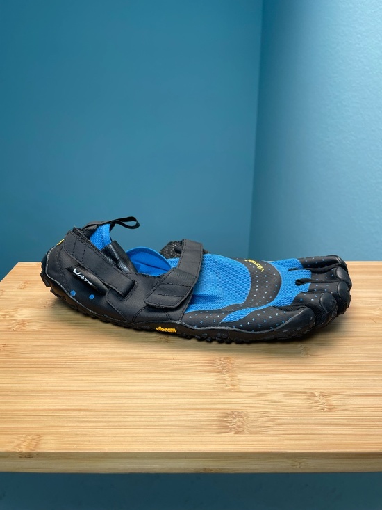 Vibram FiveFingers V-Aqua Blue Black Water Shoes 19M7301 49 13-14 EUC! main image 13